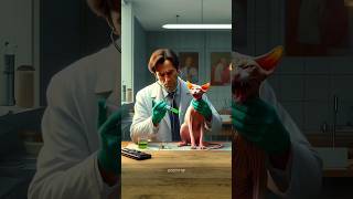 Dad Doctor helped a poor cat 🙀 cat catsoftiktok shortsfeed trendingshorts viralshorts [upl. by Ibocaj107]