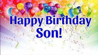 Happy Birthday Dear Son 🎉  Birthday Wishes for Son I Birthday Greetings  Nobel English [upl. by Ammadis]