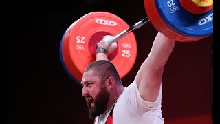 Talakhadze Breaks World Record to Conquer Mens Super Heavyweight Class  OlympicsWeightlifting [upl. by Ysus166]