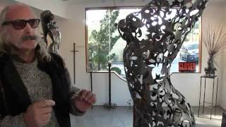 Metal Sculpture by Stephen FitzGerald 1 [upl. by Branden]