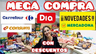 🛒GRAN COMPRA CASI 300€ CON NOVEDADES Y DESCUENTOS lepetitvlogs [upl. by Amsirak]