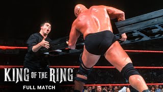 FULL MATCH Steve Austin vs Mr McMahon amp Shane McMahon – Ladder Match WWE King of the Ring 1999 [upl. by Luther180]