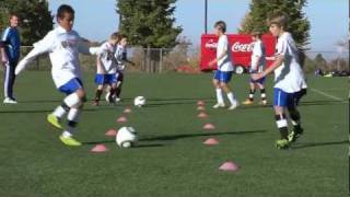 Soccer Training  Passing Drills 1 [upl. by Childers]