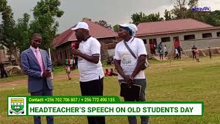 HEADTEACHERS SPEECH OLD STUDENTS 2023  NAMAGABI SS KAYUNGA [upl. by Gredel]