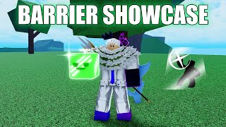 Barrier Fruit Showcase In Blox Fruits [upl. by Krys378]