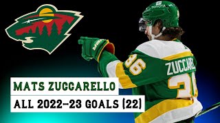 Mats Zuccarello 36 All 22 Goals of the 202223 NHL Season [upl. by Wildermuth]