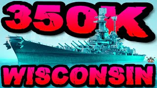 Wisconsin drückt 350K DMG EASYPEASY quot300K Clubquot ⚓️ in World of Warships 🚢 worldofwarships [upl. by Dilks]