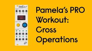 Pamela’s PRO Workout CV Mixing Arpeggios amp Logic Beats with Cross Ops [upl. by Felipa]