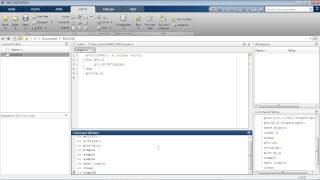 Writing a MATLAB Program  R2012b [upl. by Acirat184]