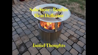 Solo Stove Bonfire  Heat Deflector [upl. by Sternlight760]