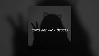 chris brown  deuces sped up  reverb [upl. by Elesig]