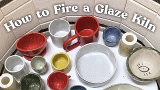 Pottery Kiln at Home for Beginners  how to fire a glaze kiln  pottery at home pt 5 [upl. by Aramak927]