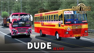 Happy Christmas Guys  KSRTC vs TN BUS Euro Truck Simulator 2 Livestream dudegamingyt ets2 [upl. by Eleonore890]