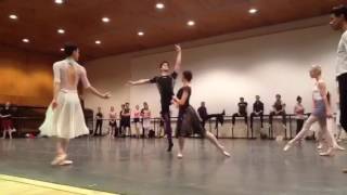 Sterling Baca ABT Swan Lake Von Rothbart Rehearsal 2016 [upl. by Truk]