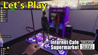 INTERNET CAFE amp SUPERMARKT SIM 2024 016 Arcade Automaten zieht Publikum [upl. by Jeminah]