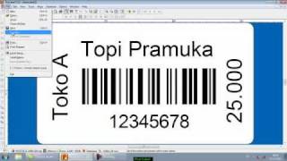 Cara Menggunakan Poslabel Pada Printer Barcode Postek [upl. by Rachel]