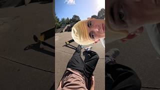 That hurt… 🤕 skatepark scooter funny challenge spanner [upl. by Mara]