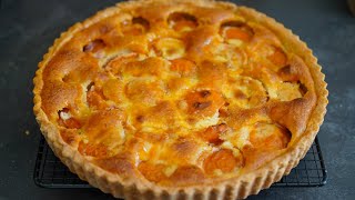 Tarte aux abricots amande faite maison facile [upl. by Imeka]