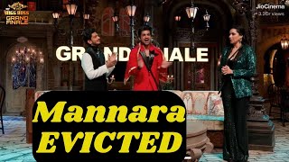 Bigg Boss 17 Munawar vs Abhishek Top 2 Final Mannara Chopra EVICTED [upl. by Nivets]