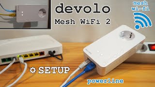 devolo Mesh WiFi 2 • Unboxing installation configuration and test [upl. by Aliahkim]