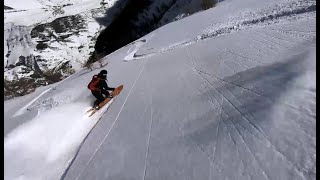 LA GRAVE LA MEIJE Freeride avec TINA [upl. by Ittam]