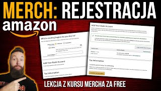 Amazon Merch Rejestracja Darmowa lekcja z Akademii Jak się dostać do Amazon Merch jak zacząć [upl. by Derek]