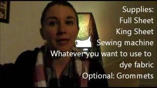 How to make a tiered ruffled shower curtain [upl. by Dnalevelc28]