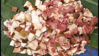 Cooking Pork Curry In My Village Pork Recipe Indian And Cook Pork Village Style [upl. by Eniladam969]