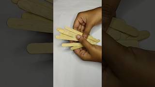 Best Out of Waste Icecream Sticks diy craft subscribe youtube minivlog wallhanging shorts [upl. by Medardas]