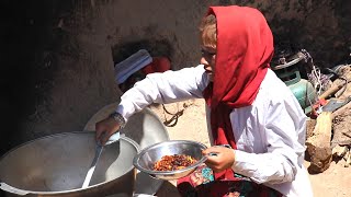 Life in the heart of the mountain Village life Afghanistan [upl. by Jinny]