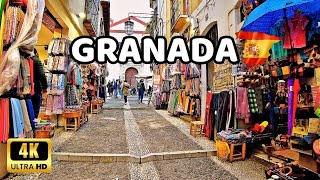 🇪🇦4K GRANADA Andalucía  The Most Captivating City in Europe  Spain’s Most Beautiful Cities [upl. by Byram]