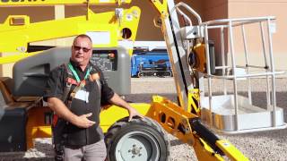 Product Review Haulotte 55XA Articulating Boom Lift [upl. by Eimoan]