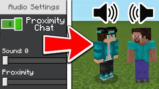 How To Enable PROXIMITY CHAT In Minecraft Bedrock [upl. by Ayle445]