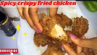 How to make Spicy crispy chicken  chicken recipe  fried chicken [upl. by Vasya]