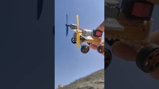 Mini RC plane homemade from dc motor drone viral [upl. by Taryne529]