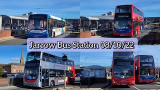 Buses at Jarrow Bus Station  081022 [upl. by Aletse594]