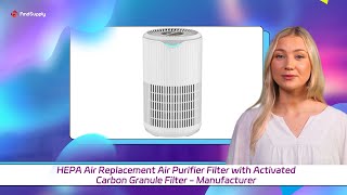 HEPA Air Replacement Air Purifier Filter with Activated Carbon Granule Filter  Manufacturer [upl. by Ahsinna]