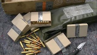 Unboxing Austrian Hirtenberger 762x51 Ammo [upl. by Niwde]