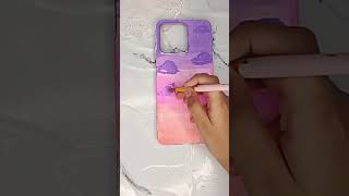 How to renew a mobile 📱 back pouch 👍😀shorts paint mobile back pouchmerabartwork [upl. by Gnen813]