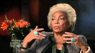 Nichelle Nichols on how Dr MLK Jr dissuaded her from quitting Star Trek  EMMYTVLEGENDSORG [upl. by Yllib746]