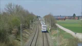 Züge zwischen Otterfing und Holzkirchen Folge 2 quotSommerwetter in Aprilquot [upl. by Jeaz693]