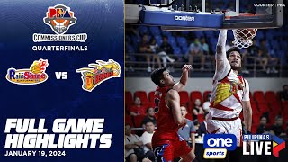 San Miguel vs Rain or Shine QF highlights  PBA Season 48 Commissioner’s Cup  Jan 19 2024 [upl. by Xxam]