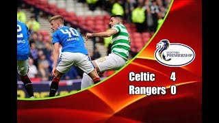 Celtic  Rangers 40 15042018 Highlights Scottish Cup [upl. by Acysej]