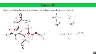 Contagem de carbonos sp3 sp2 e sp [upl. by Ennaeirrac844]