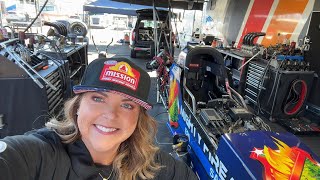 LIVE cam Part 2 Saturday Rick Ware Parts Plus Clay Millican Top Fuel pit race racecar racer nhra [upl. by Sands]