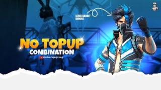 TOP 25 BEST DRESS COMBINATION WITH SLEEK BANDIT BUNDLE  NEW GOLD ROYAL BUNDLE COMBINATION freefire [upl. by Cari]