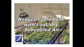 Subcooled 705 grow room dehumidifier reduces electric costs in your grow room [upl. by Ardnauq891]