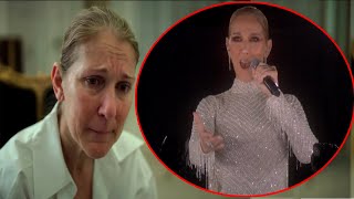 Celine Dions Olympics performance has been criticized as fake and pre recorded in France [upl. by Garek328]