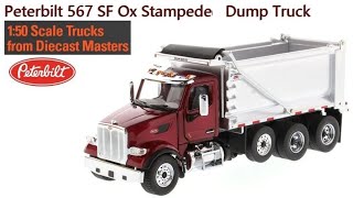 Diecast Masters Peterbilt 567 SFFA OX Bodies Stampede Dump Truck 71077 [upl. by Mercie]