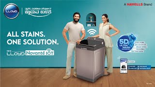 Lloyd Novante Washing Machine  IoT  5D Wash  Ranveer amp Deepika  Kannada  25 Sec [upl. by Harolda]